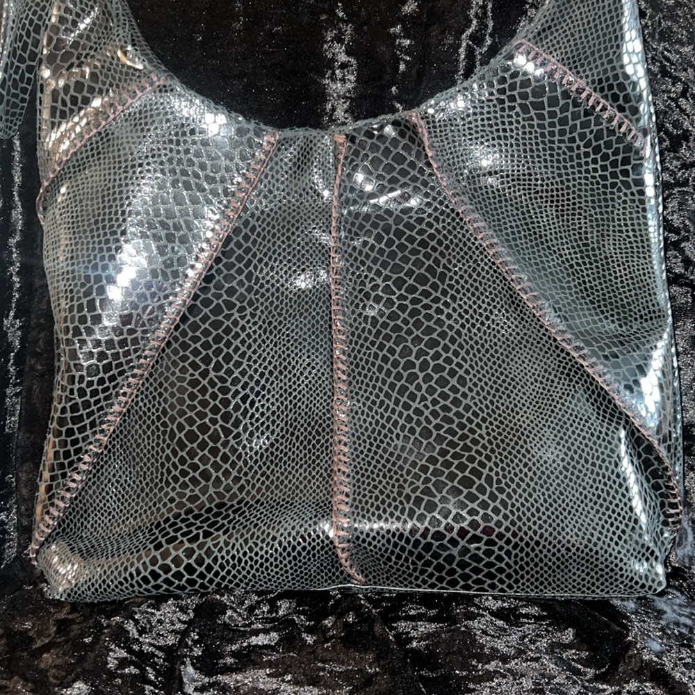 Sharif Snakeskin Purse